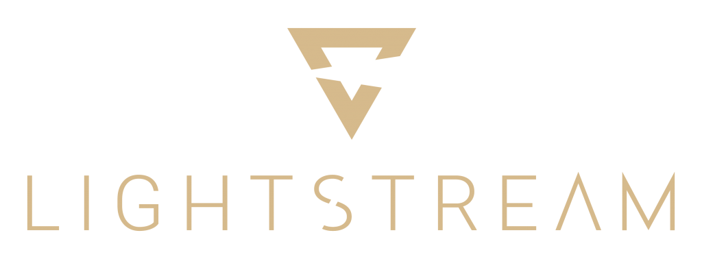 Lightstream Stacked Bronze Logo
