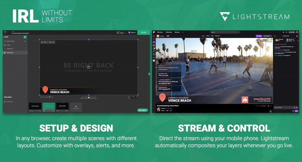 Lightstream Empowers New Possibilities for Mobile and IRL Streamers