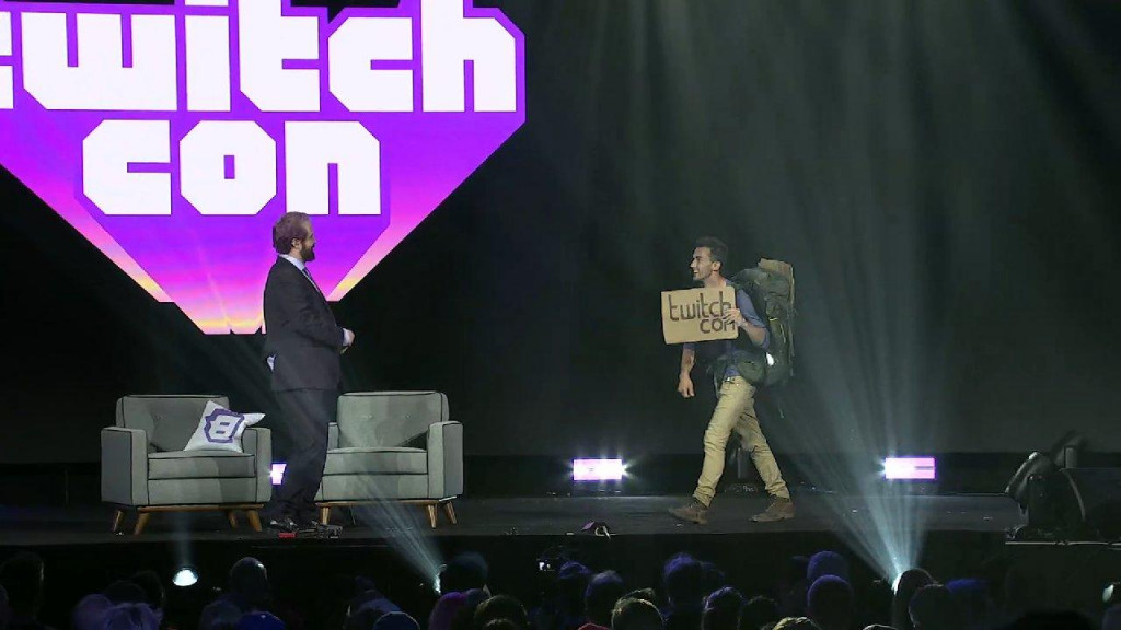 Trevor “Hitch” Daneliuk arriving at TwitchCon 2019