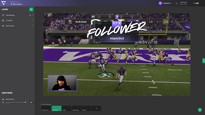 Broadcasting Madden 22 to Twitch without a capture card