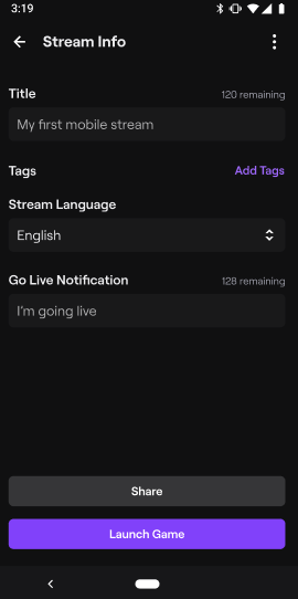 Watching Twitch on Android Devices