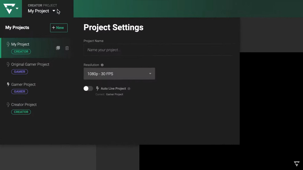 Project setting