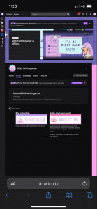 Adding and Editing Twitch Info Panels from your Mobile Device 3