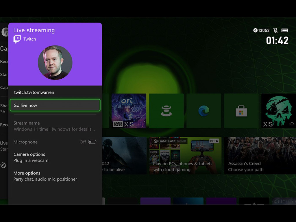 Xbox TV app streams without console this month