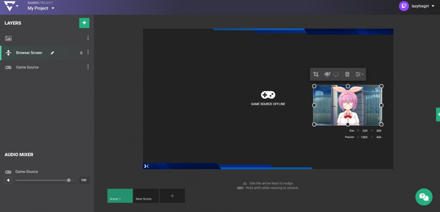 VTubing with Lightstream Lightstream